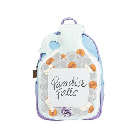 Loungefly Paradise Falls Coin Jar UP Paradise Falls Mini Backpack NWT - Picture 1 of 10